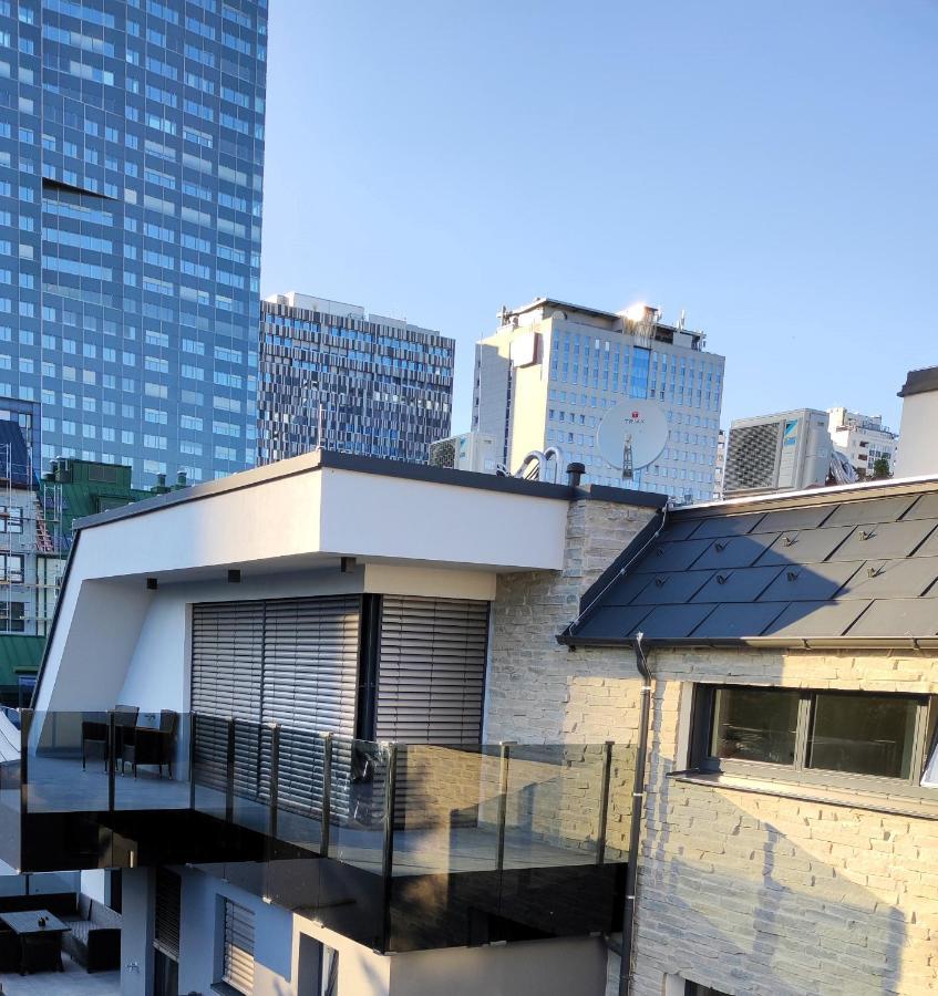 Luxurioeses Penthouse Mit Blick Auf Die Uno-City Und Dem Kaiserwasser. 3Schlafzimmer, 2 Baeder, Privat Lift Ins Apartment Viena Exterior foto